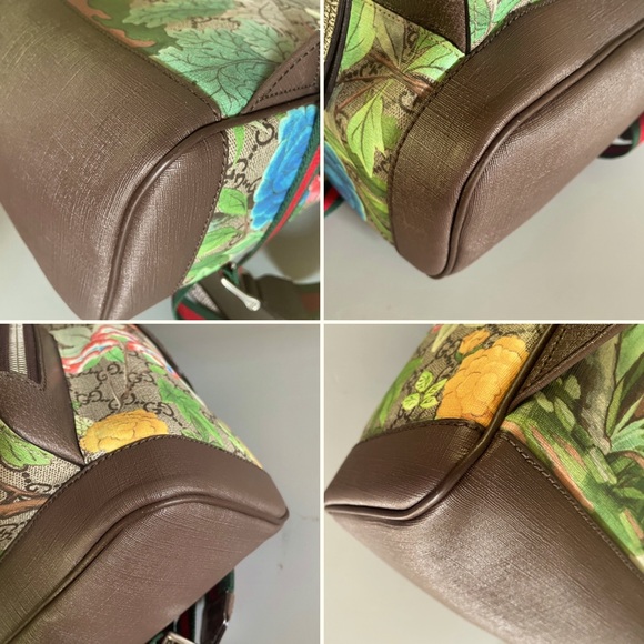 Gucci Large GG Web Supreme Monogram Backpack Unisex - Picture 10 of 16